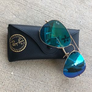 Ray Ban Aviators Blue
